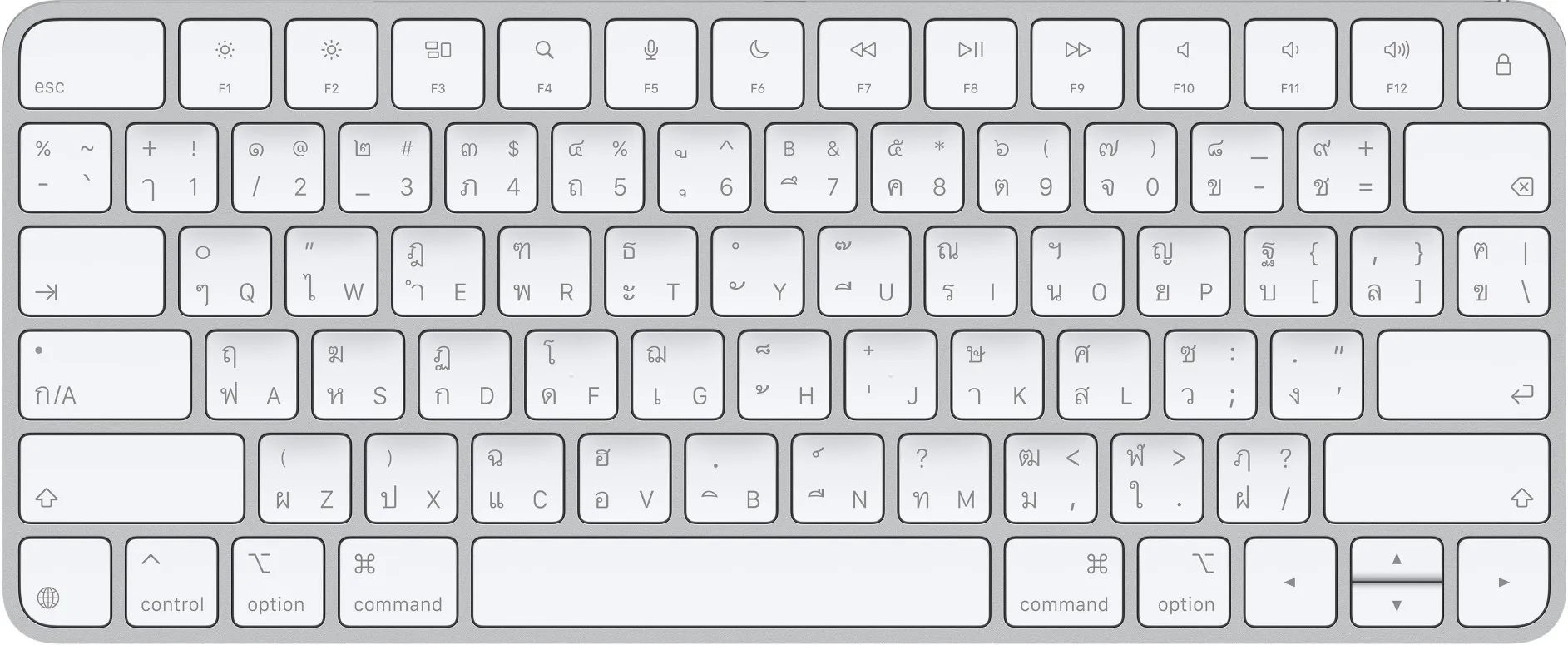 Apple Thai Keyboard sold in Thailand in 2026